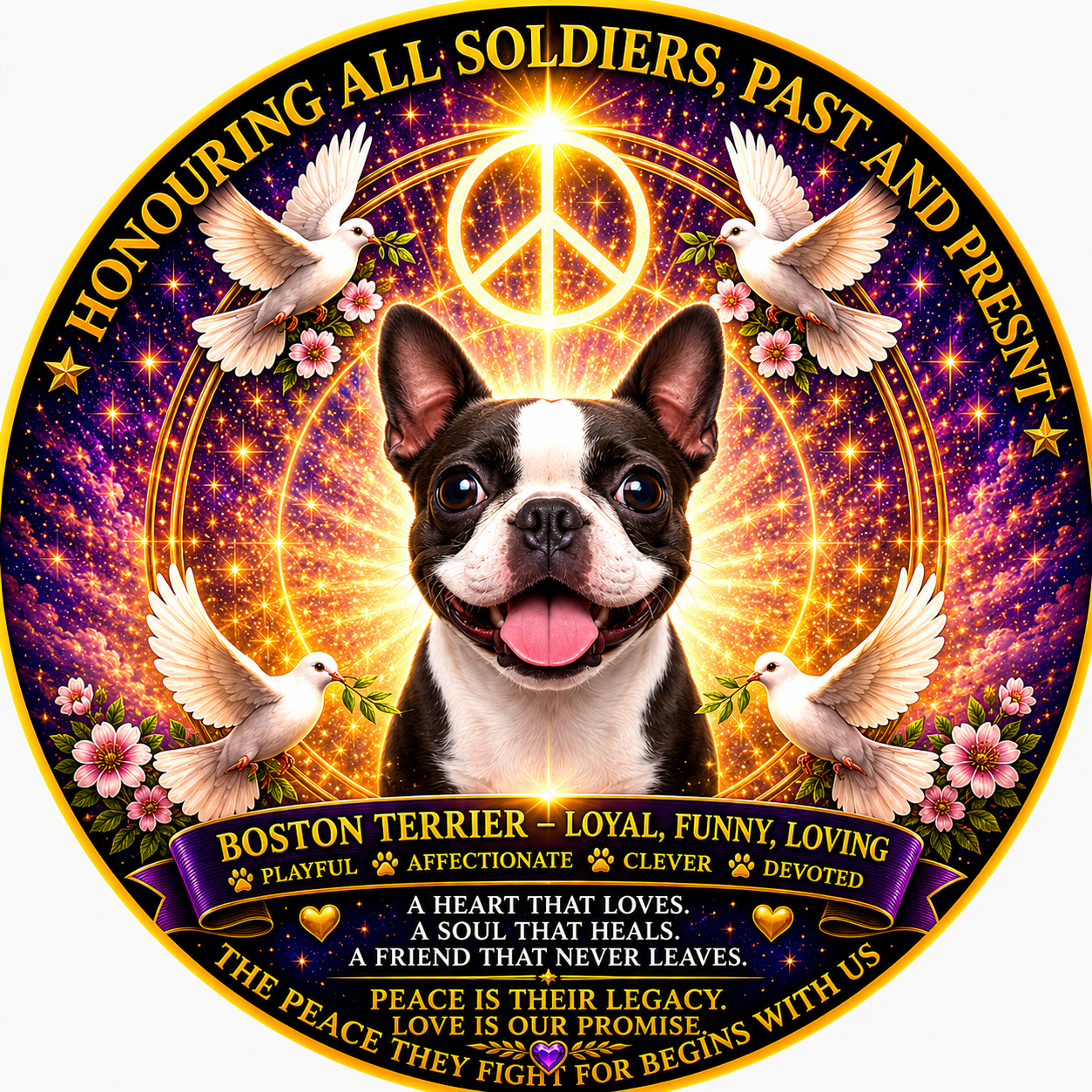 Boston Terrier artwork
